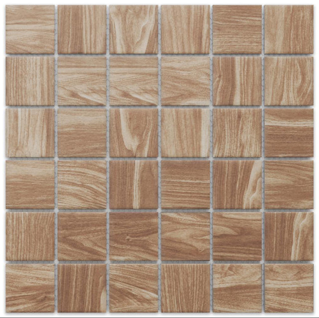 Mosaico in ceramica su rete per bagno o cucina 30.2 cm x 30.2 cm - Ligna