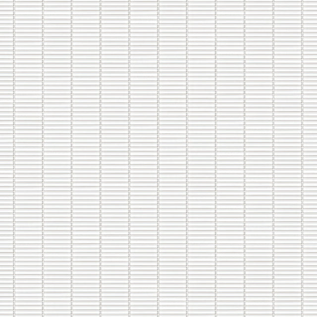 Mosaik aus Keramiknetz für Bad oder Küche 29,0 cm x 28,2 cm - Mini White Plain