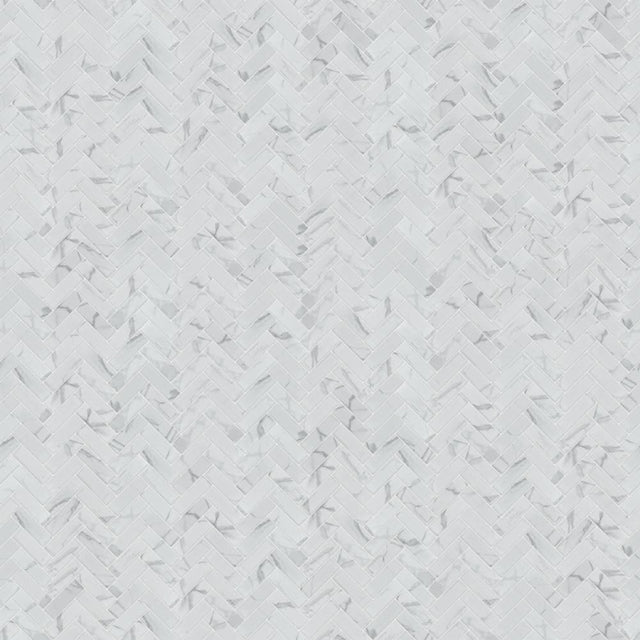 Mosaik aus Keramik auf Netz für Bad oder Küche 31,5 cm x 27,7 cm - Marmorwald