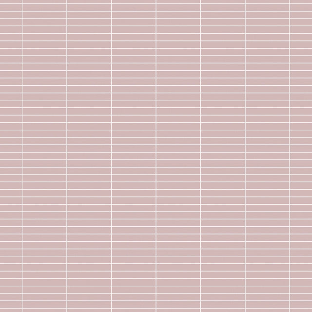 Mosaico de cerámica en malla para baño o cocina 29.0 cm x 29.5 cm - Matt pink piano