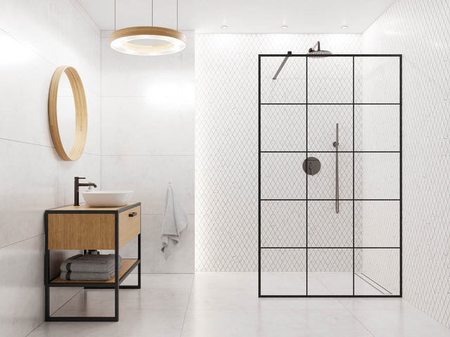 Porcelain stoneware mosaic on mesh for bathroom or kitchen 29.2 cm x 25 cm – Carrara sugar rhombus