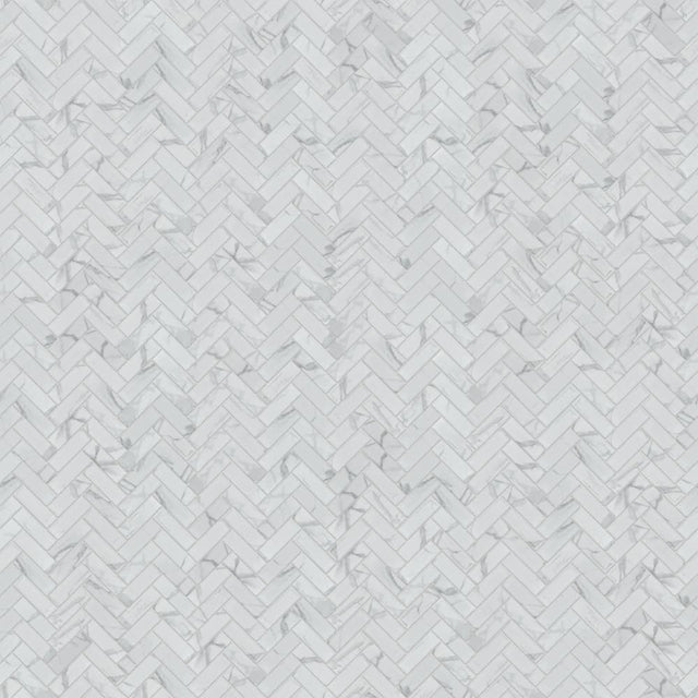 Mosaik aus Keramik auf Netz für Bad oder Küche 31,5 cm x 27,7 cm - Marmorwald