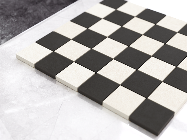 Mosaico in gres su rete per bagno o cucina 30 cm x 30 cm - Mad Hatter