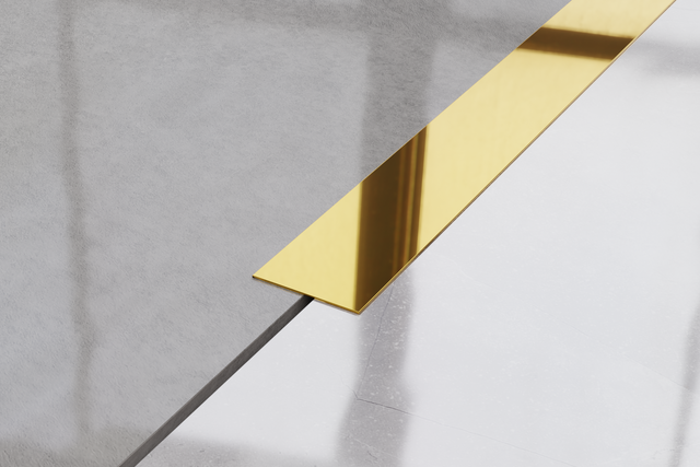 Decorative Stainless Steel Wall Strip in Glossy Gold