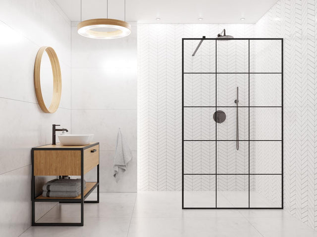 Mosaico de gres sobre malla para baño o cocina 24.6 cm x 25.2 cm - Pícea de Alaska