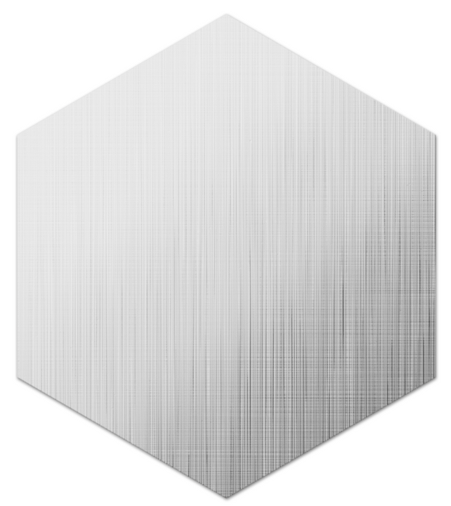 Wall decorations, Silver brush - 12 cm x 14 cm