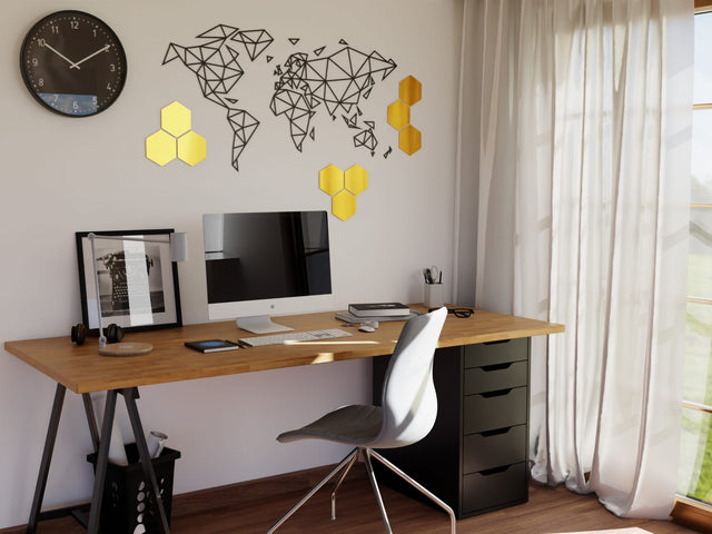 Decorazioni per parete, Gold brush - 12 cm x 14 cm