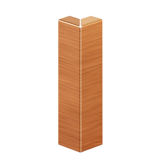 Battiscopa FC e accessori in acciaio 270 cm - Rame Satinato