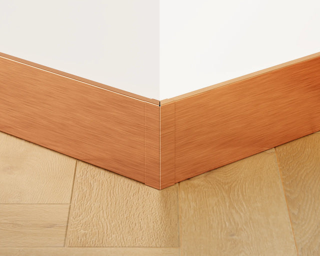 Battiscopa FC e accessori in acciaio 270 cm - Rame Satinato