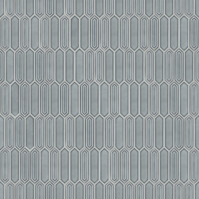 Ceramic mosaic on mesh for bathroom or kitchen 25.5 cm x 35 cm - City vibes