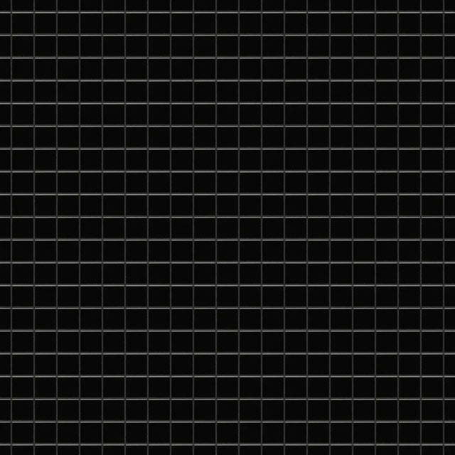 Mosaico in ceramica su rete per bagno o cucina 30.2 cm x 30.2 cm - Black chaturanga