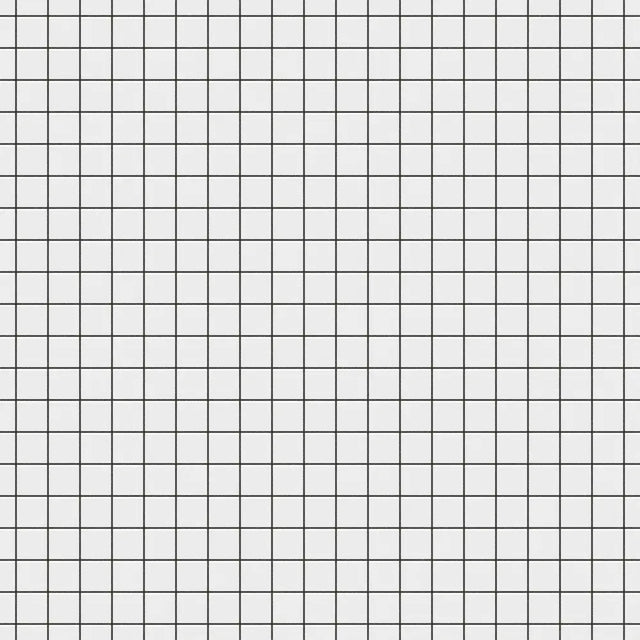 Mosaic ceramic on net for bathroom or kitchen 30.2 cm x 30.2 cm - White chaturanga