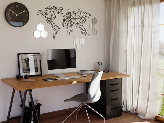 Decorazioni per parete, Silver mirror - 12 cm x 14 cm