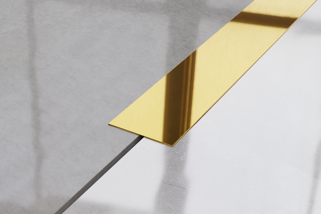 Decorative Stainless Steel Wall Strip in Glossy Gold