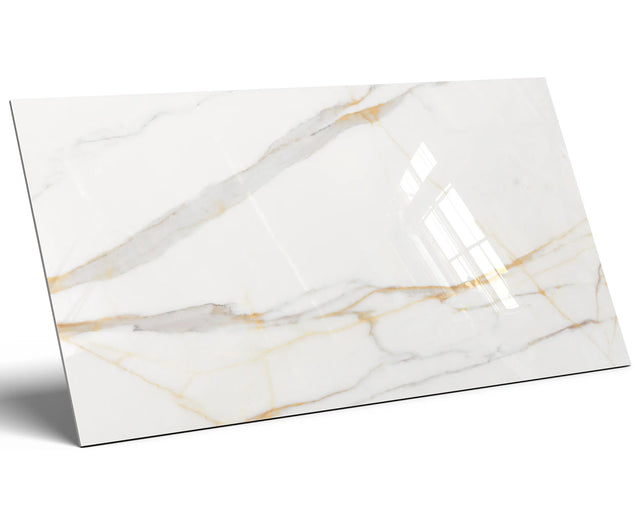 Piastrella rettificata per pavimento o parete interna o esterna 60 cm x 120 cm - Swiss Gold