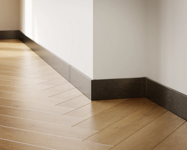 FC Sockelleiste und Zubehör aus Stahl 270 cm - Satin Schwarz