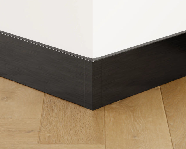 FC Sockelleiste und Zubehör aus Stahl 270 cm - Satin Schwarz