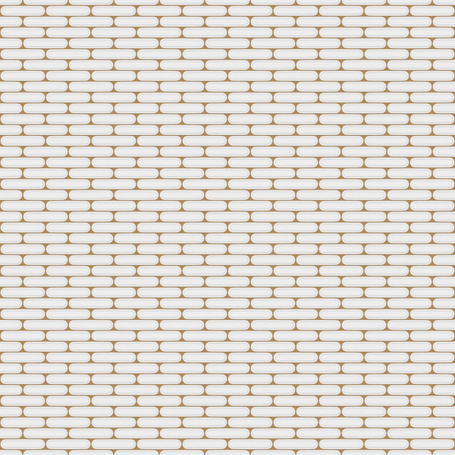 Mosaico in ceramica su rete per bagno o cucina 30 cm x 30.5 cm - White savoiardi