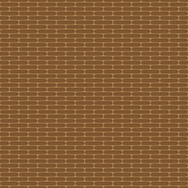Ceramic mosaic on mesh for bathroom or kitchen 30 cm x 30.5 cm - Caramel savoiardi
