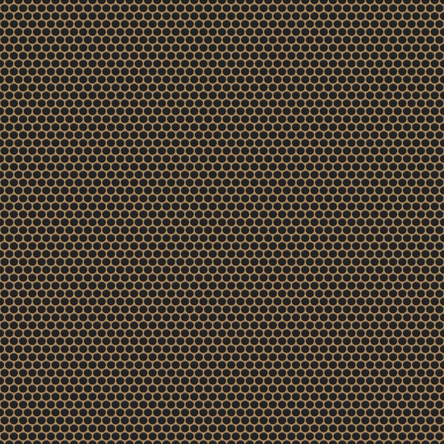 Mosaïque en céramique sur filet pour salle de bain ou cuisine 29,3 cm x 31,7 cm - Points noirs