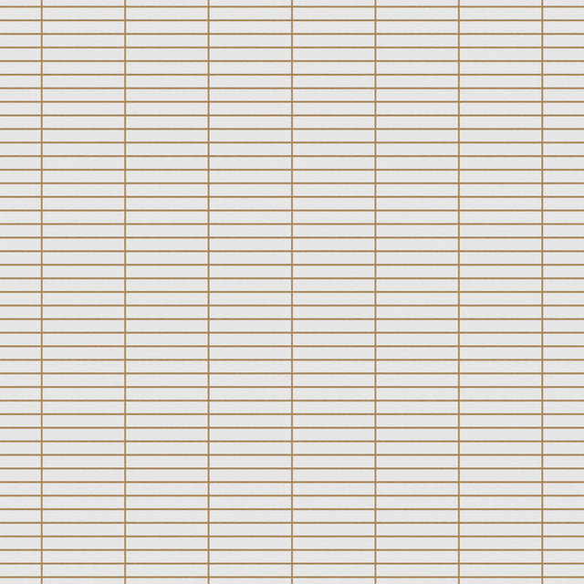 Ceramic mesh mosaic for bathroom or kitchen 30 cm x 29.5 cm - Matt white flat