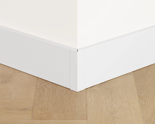 FC skirting boards and accessories in steel 270 cm - Matte White powder coating