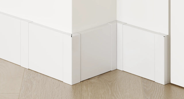 FC skirting boards and accessories in steel 270 cm - Matte White powder coating
