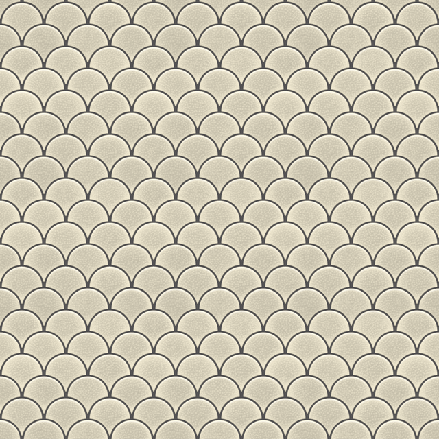 Mosaik aus Keramik auf Netz für Bad oder Küche 28,5 cm x 29,0 cm - Sandman