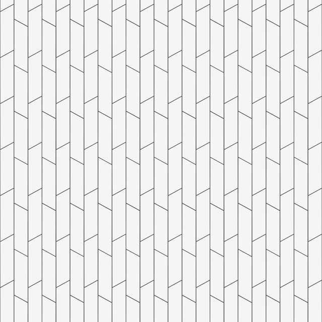 Mosaic in gres on mesh for bathroom or kitchen 25.3 cm x 28.6 cm - Pahoehoe white