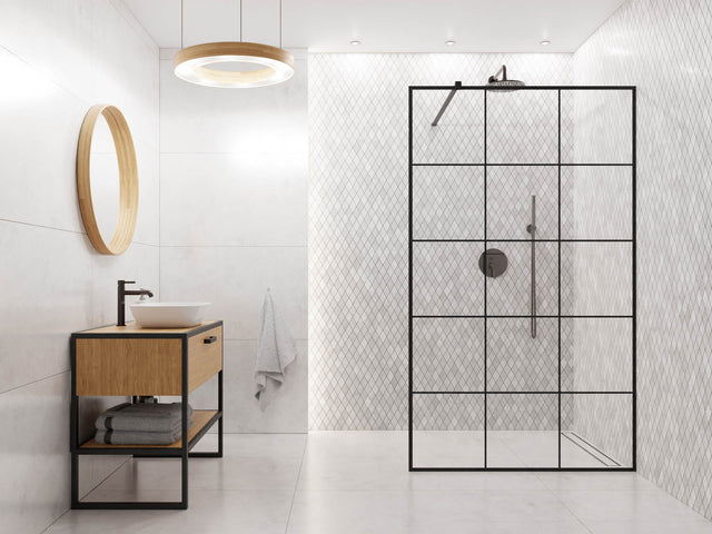 Porcelain stoneware mosaic on mesh for bathroom or kitchen 29.2 cm x 25 cm – Stone rhombus