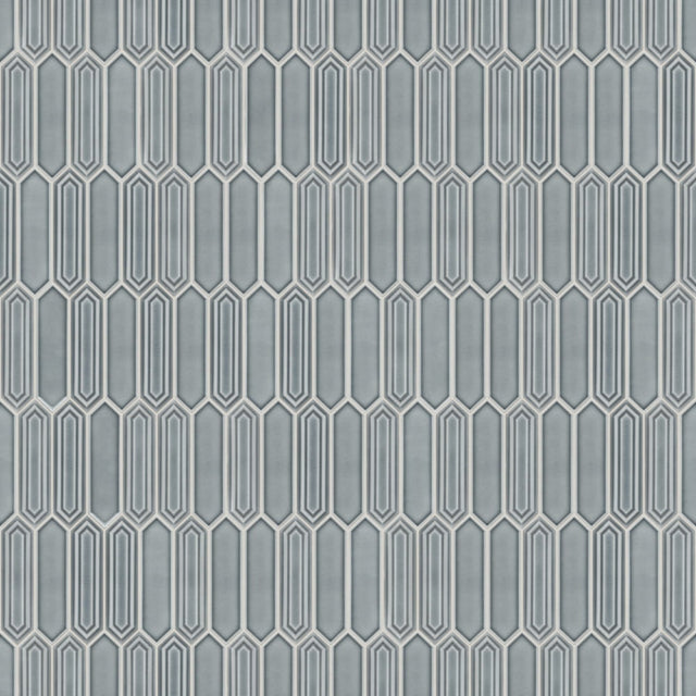 Ceramic mosaic on mesh for bathroom or kitchen 25.5 cm x 35 cm - City vibes