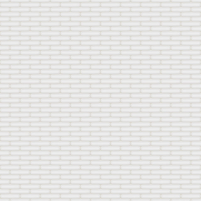 Mosaico in ceramica su rete per bagno o cucina 30 cm x 30.5 cm - White savoiardi