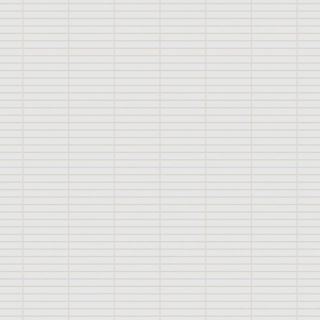 Ceramic mesh mosaic for bathroom or kitchen 30 cm x 29.5 cm - Matt white flat