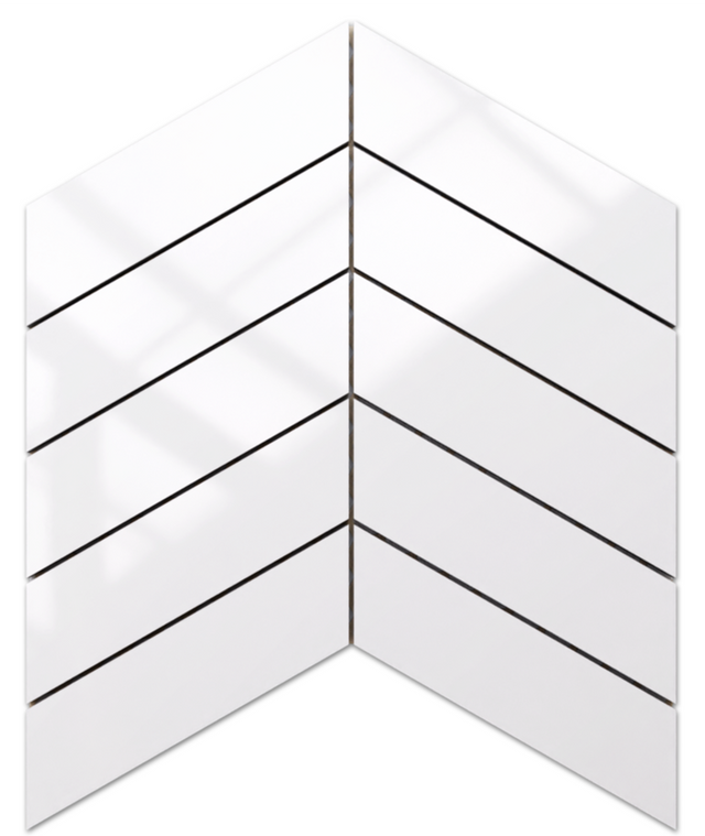 Mosaico de gres sobre malla para baño o cocina 24.6 cm x 25.2 cm - Pícea de Alaska