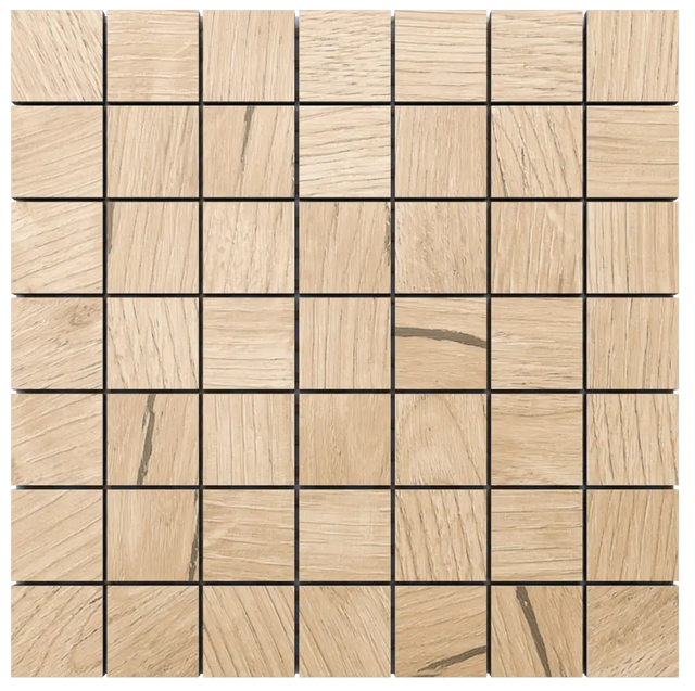 Mosaico in gres su rete per bagno o cucina 29.2 cm x 29.2 cm - Maple square