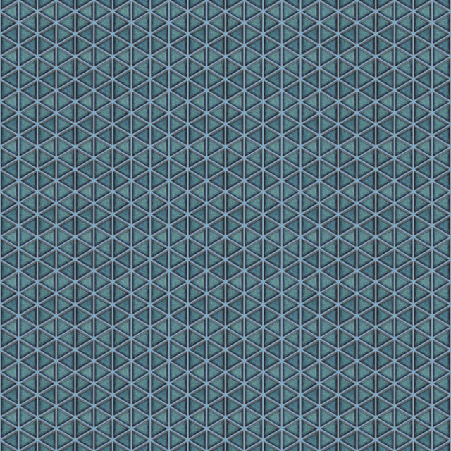 Mosaico de cerámica en malla para baño o cocina 26.3 cm x 30.3 cm - Manta triangular Adriática