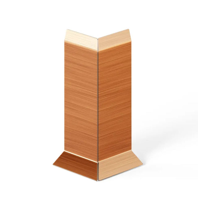 Zócalo F y accesorios en acero 270 cm - Cobre satinado