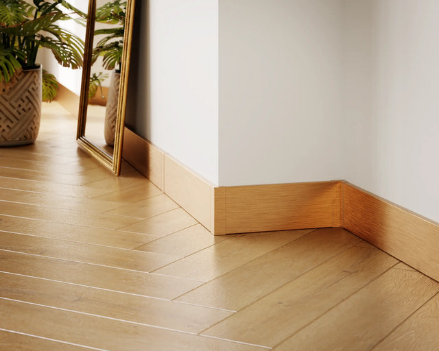 FC skirting boards and accessories in steel 270 cm - Satin Copper