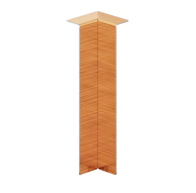 Battiscopa FC e accessori in acciaio 270 cm - Rame Satinato