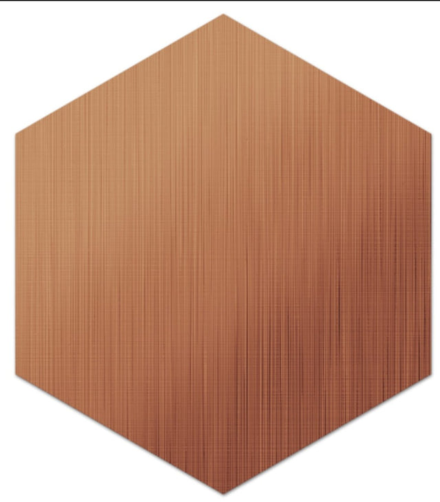 Wall decorations, Copper brush - 12 cm x 14 cm