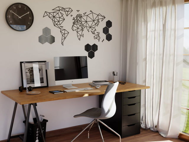 Decorazioni per parete, Black brush - 12 cm x 14 cm