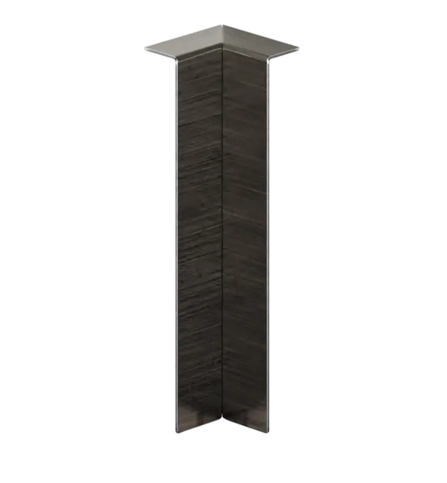 FC Sockelleiste und Zubehör aus Stahl 270 cm - Satin Schwarz