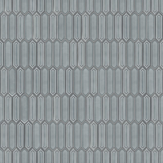 Ceramic mosaic on mesh for bathroom or kitchen 25.5 cm x 35 cm - City vibes