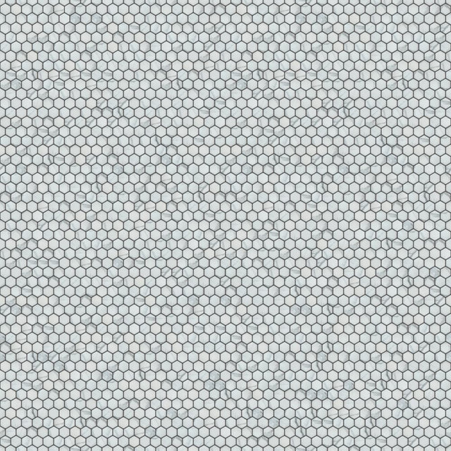 Mosaic ceramic on net for bathroom and kitchen in ceramic 30 cm x 26 cm - Marble hive