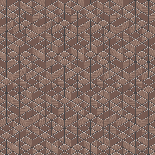 Mosaico in vetro su rete per bagno o cucina 26.3 cm x 30.3 cm - Copper wood