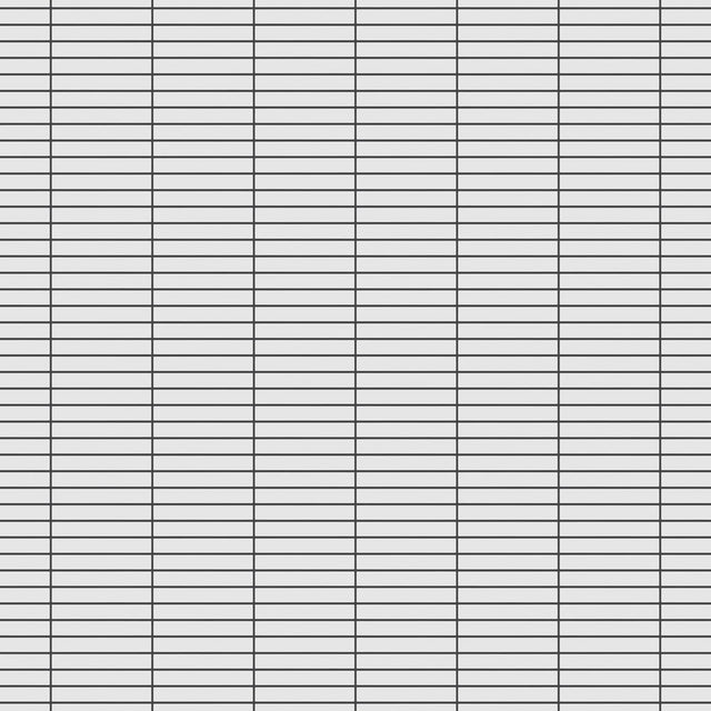 Ceramic mesh mosaic for bathroom or kitchen 30 cm x 29.5 cm - Matt white flat