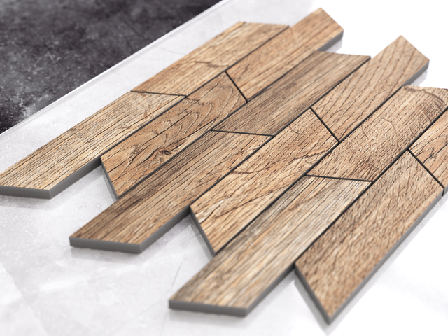 Mosaico in gres su rete per bagno o cucina 25.3 cm x 28.6 cm - Cypress