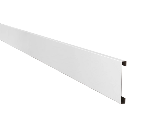 FC skirting boards and accessories in steel 270 cm - Matte White powder coating