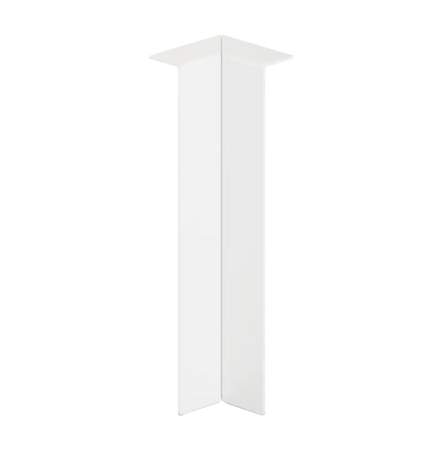 FC skirting boards and accessories in steel 270 cm - Matte White powder coating