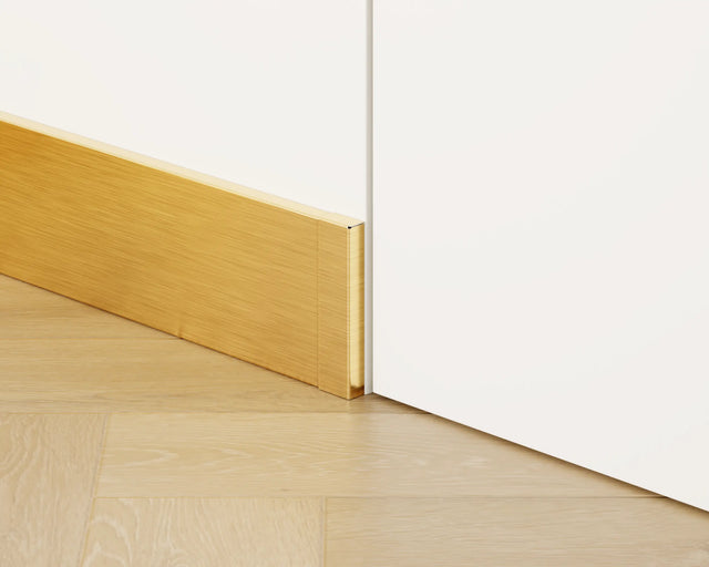 FC Sockelleiste und Zubehör aus Stahl 270 cm - Satin Gold